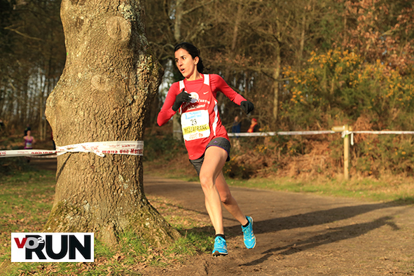 Samira Saad Mezeghrane au cross Ouest-France