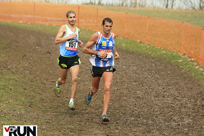 Thierry Guibault lors de son titre aux France de cross vétérans aux Mureaux l'an dernier