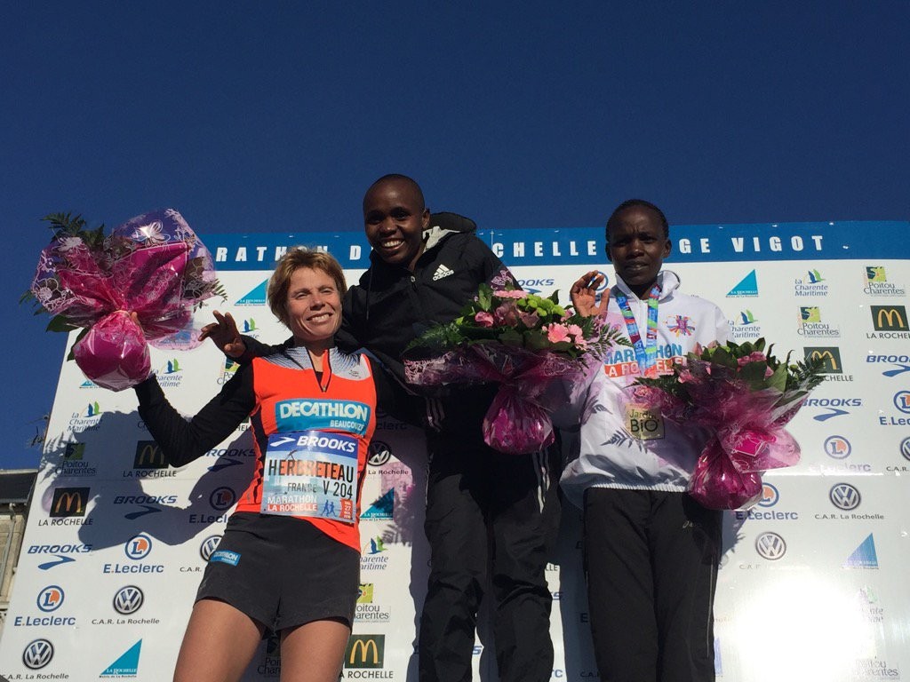 Podium féminin (Photo Twitter France 3 Poitou-Charentes)