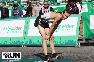 A l'arrivée du marathon de Paris l'an passé