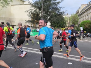 Km 31 au marathon de Paris 2014