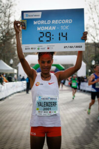 record du monde 10km femmes