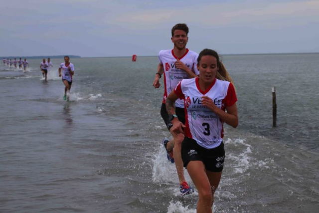 Courir les pieds dans l’eau - Les Foulées du Gois