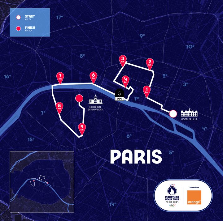 10 km - Marathon pour Tous - Paris 2024