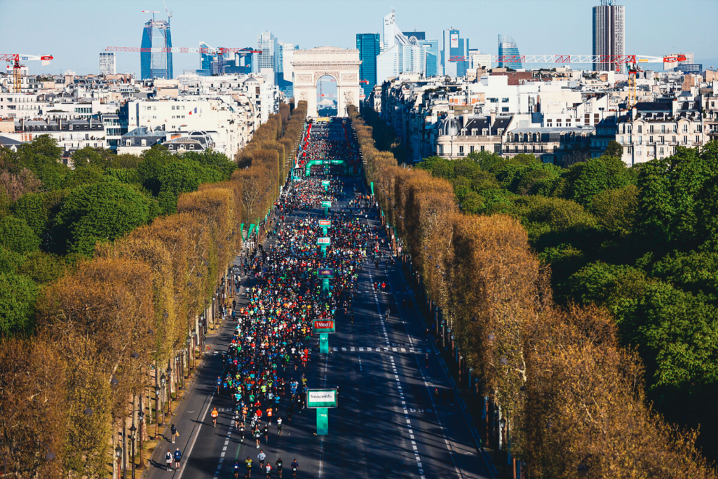 Le parcours du marathon de Paris 2023